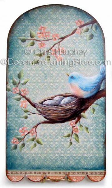 Joyful Bluebird Plaque ePattern - Chris Haughey - PDF DOWNLOAD